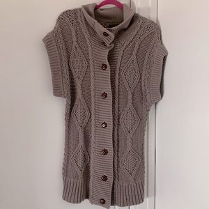 Chunky cable knit sweater
